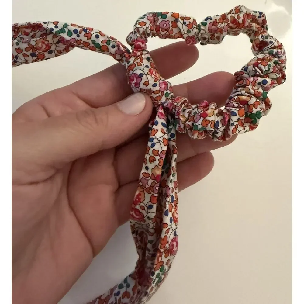 5 Schrunchies w/ Decorative Bows by Lululemon, J Crew & Zara